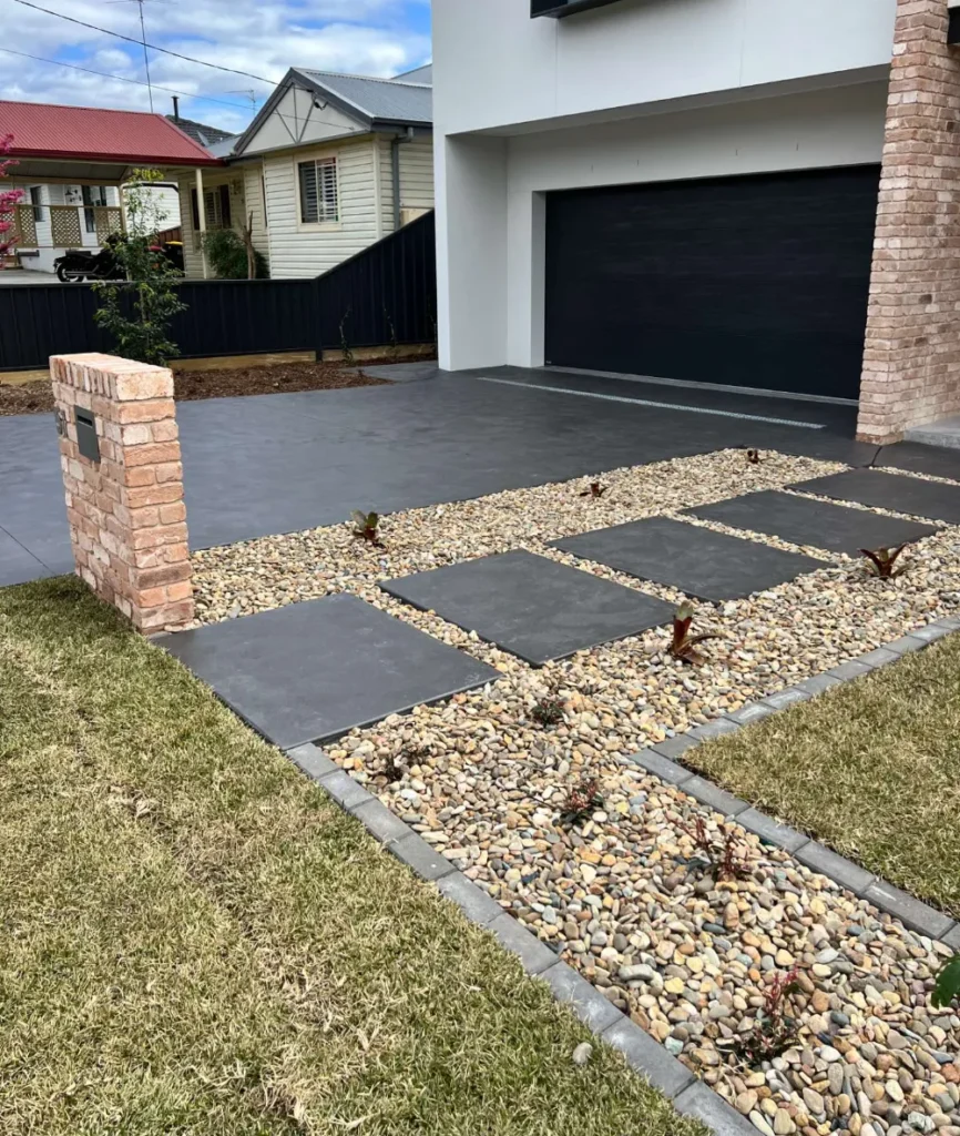 Vanguard Concreting front driveway