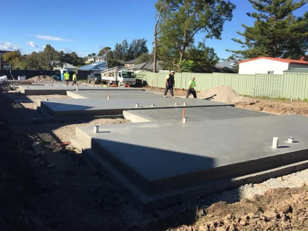 Vanguard Concreting house slab