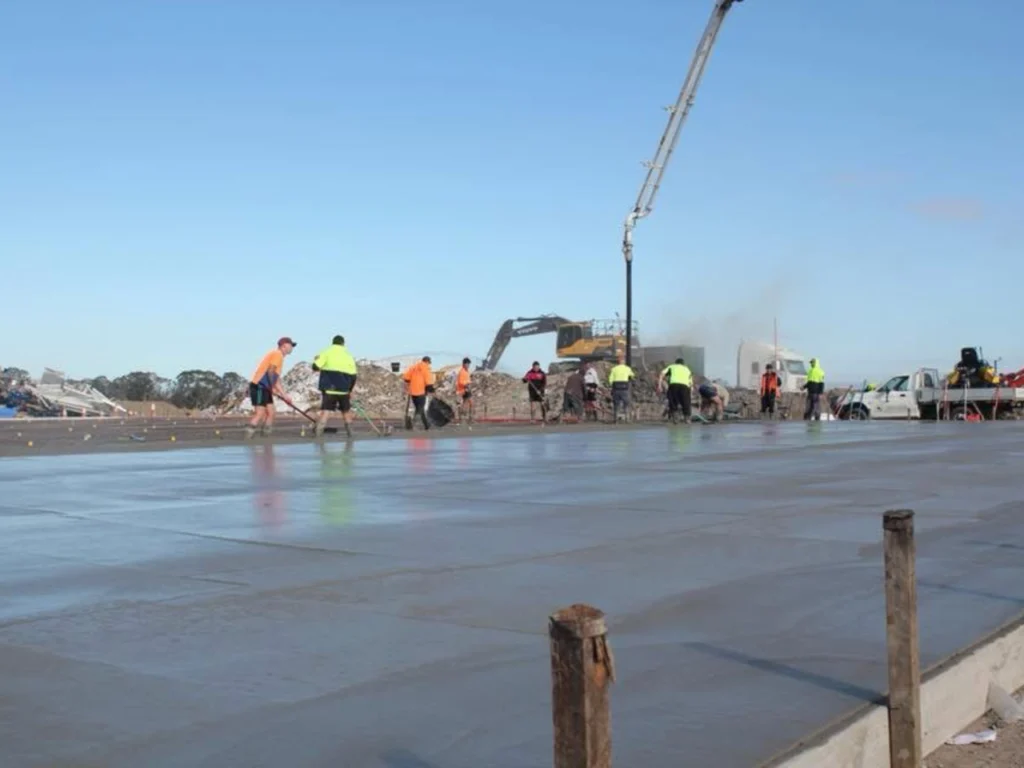 Vanguard Concreting slab