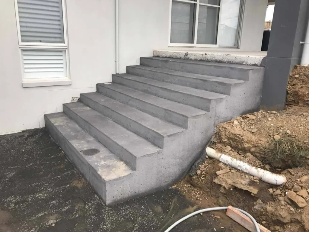 Vanguard Concreting stairs